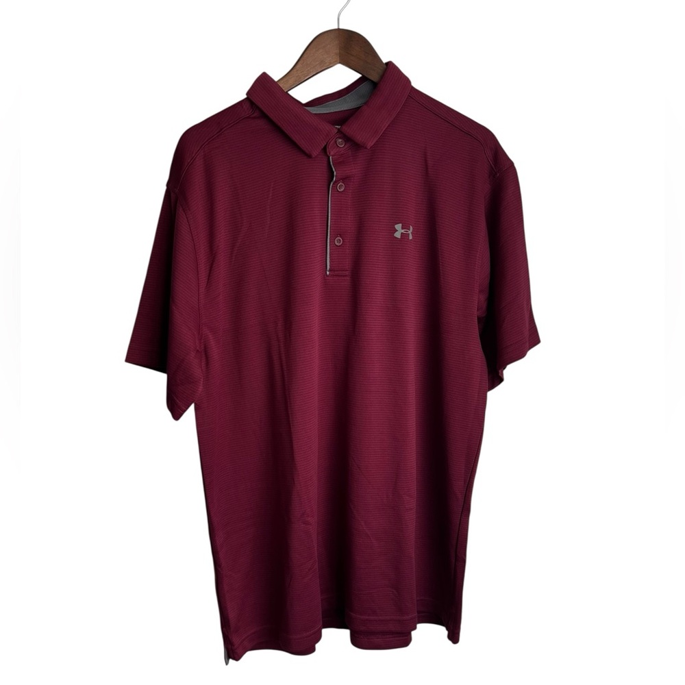Under Armour Men’s Burgundy Performance Tee 2 XL